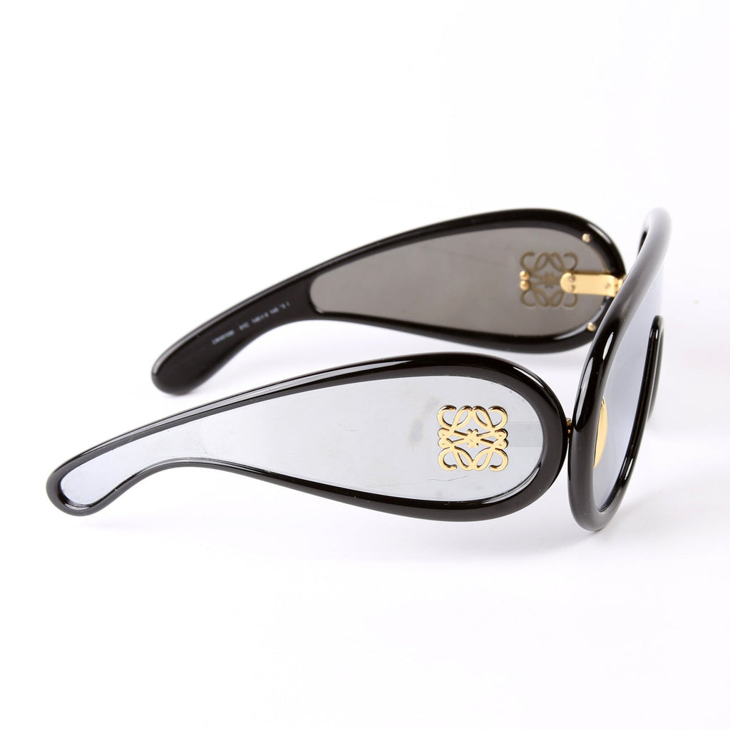 LW40108I Wave Mask Sunglasses Black
