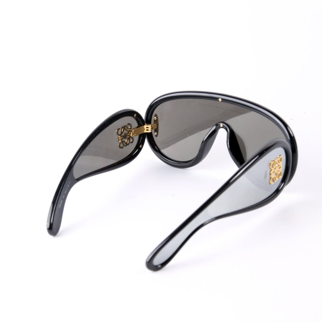 LW40108I Wave Mask Sunglasses Black
