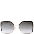 FF 0294/S Square Sunglasses Black/Silver