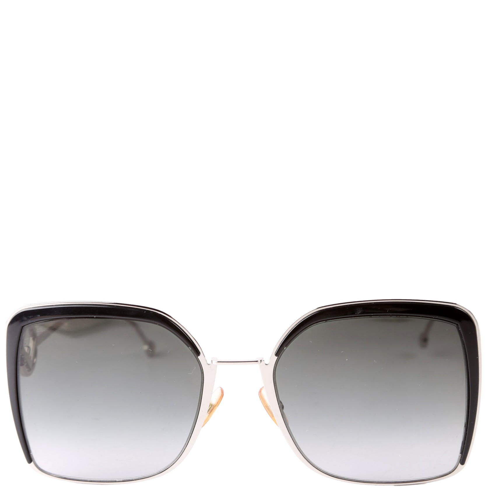 FF 0294/S Square Sunglasses Black/Silver