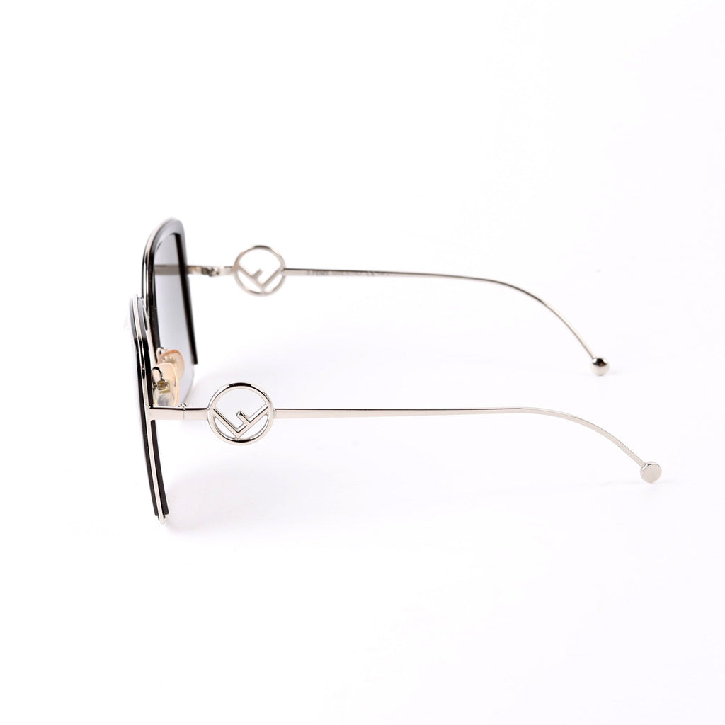 FF 0294/S Square Sunglasses Black/Silver