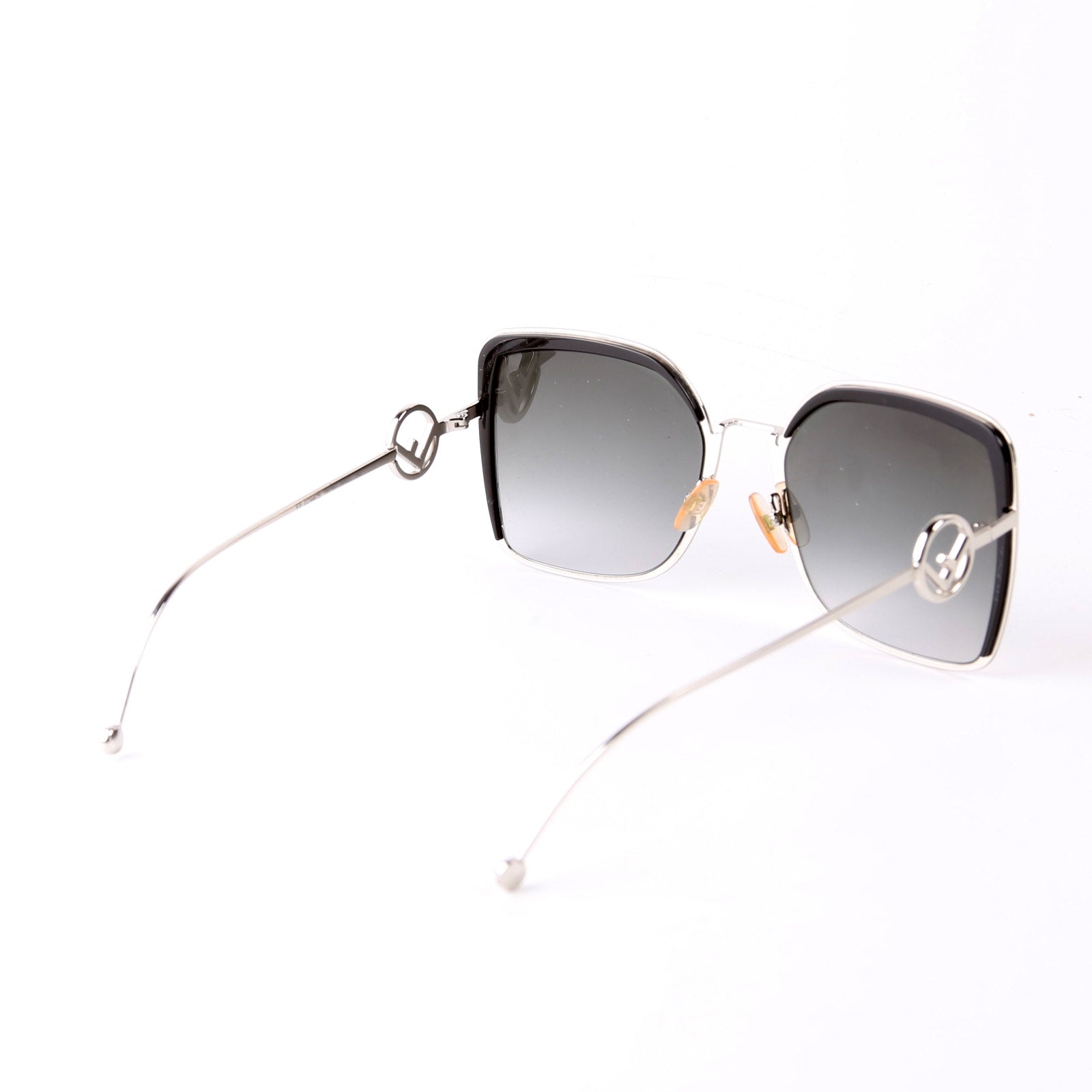 FF 0294/S Square Sunglasses Black/Silver