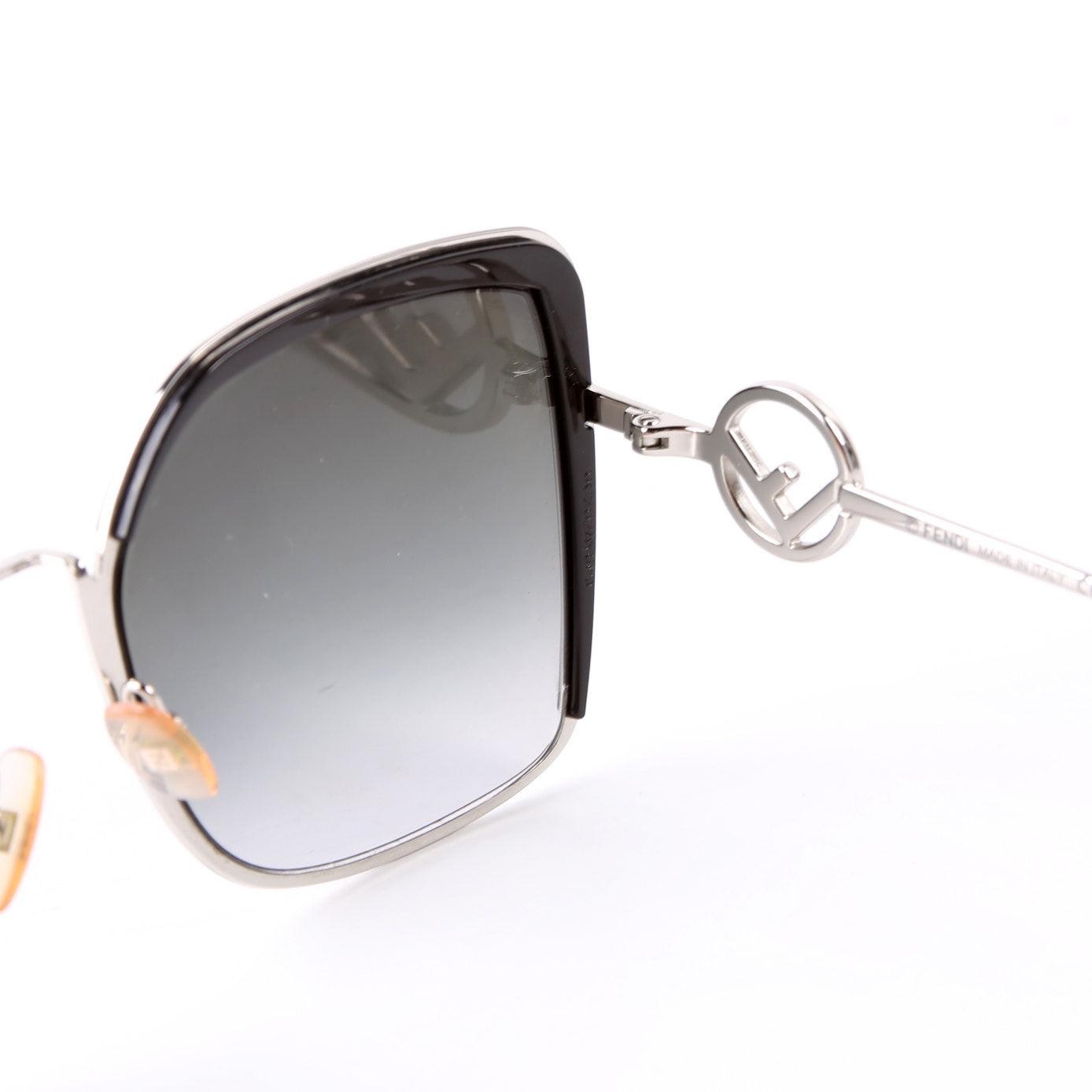 FF 0294/S Square Sunglasses Black/Silver
