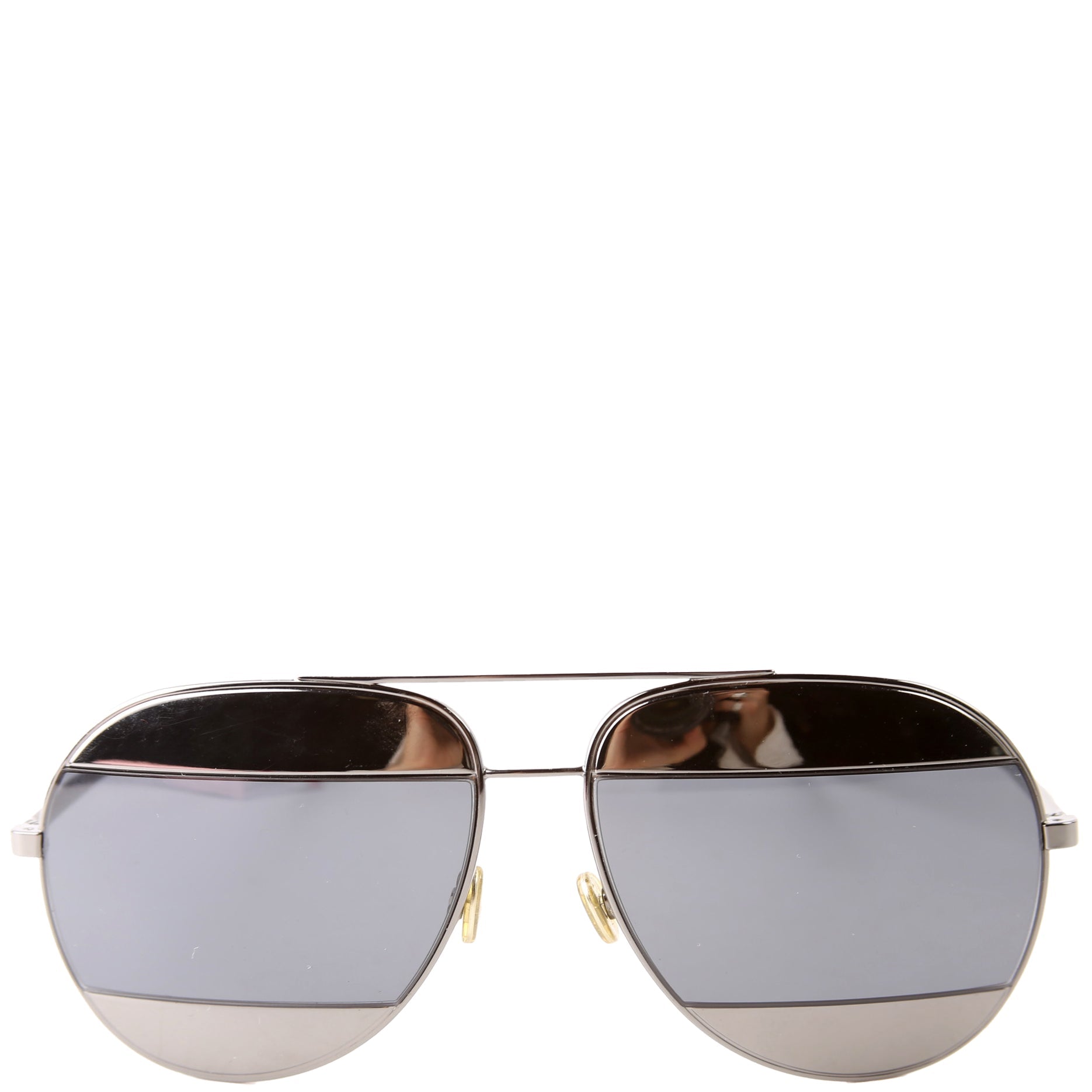 KJ1R Dior Split 1 Aviator Sunglasses Black