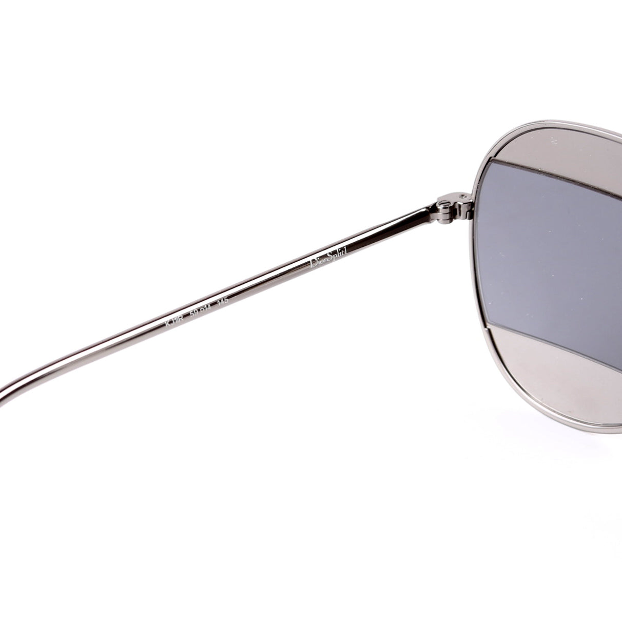 KJ1R Dior Split 1 Aviator Sunglasses Black