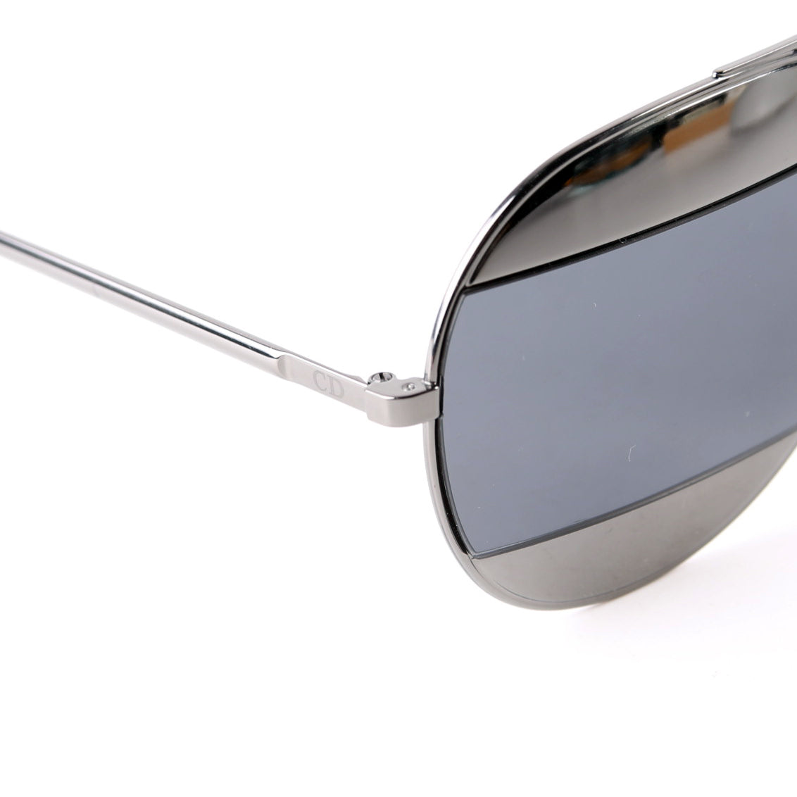 KJ1R Dior Split 1 Aviator Sunglasses Black