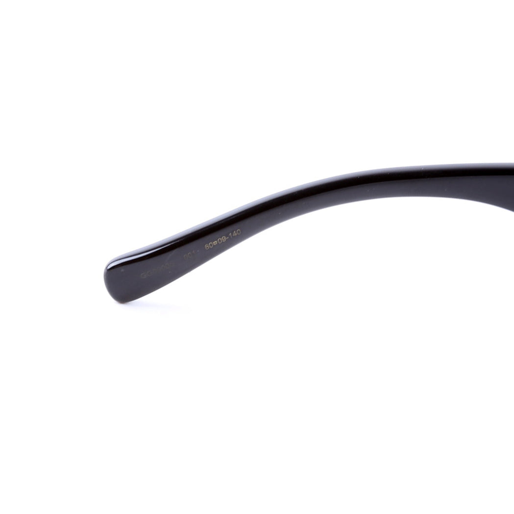 GG0900S Acetate Shield Sunglasses Black/Gold