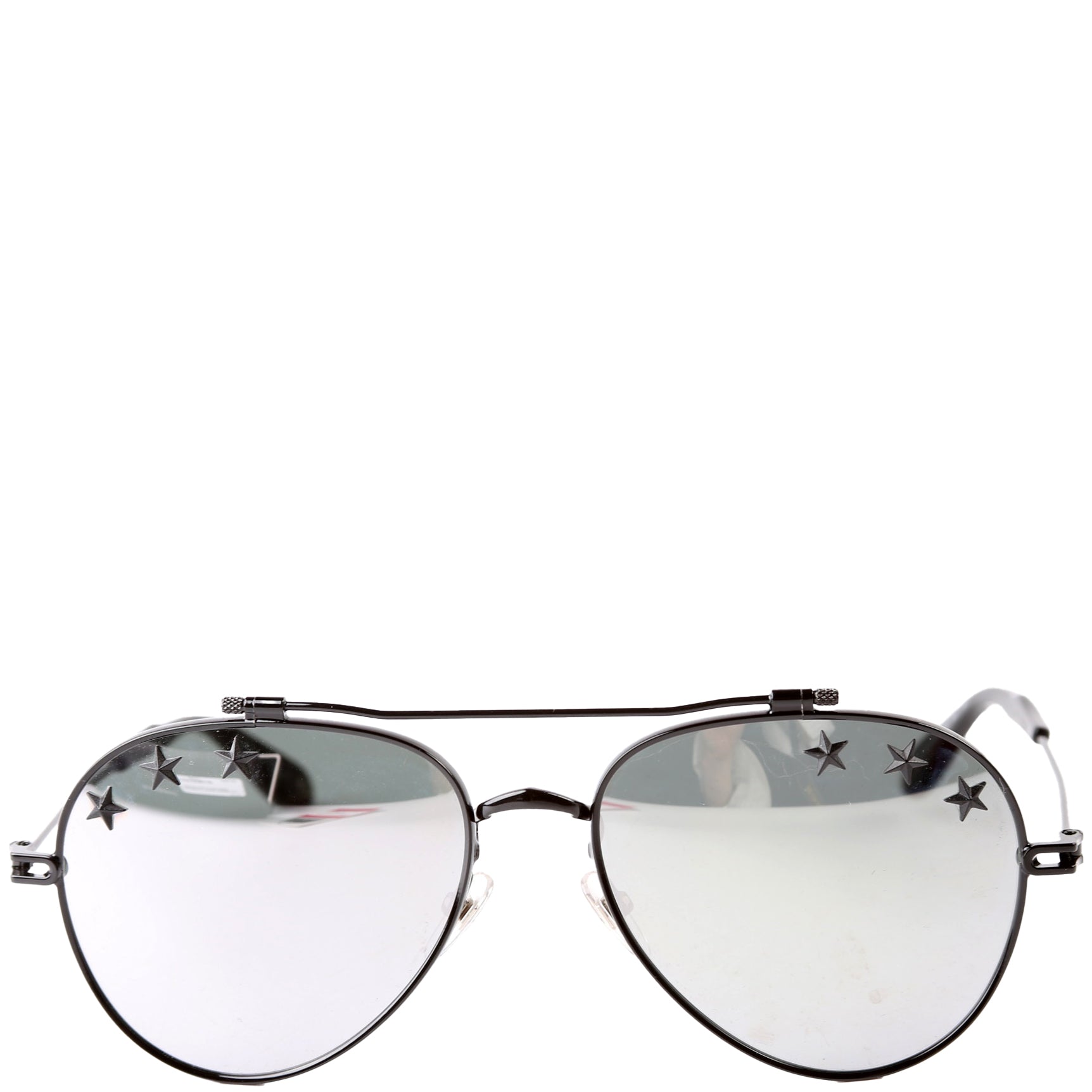 GV 7057 Stars Aviators Sunglasses Black