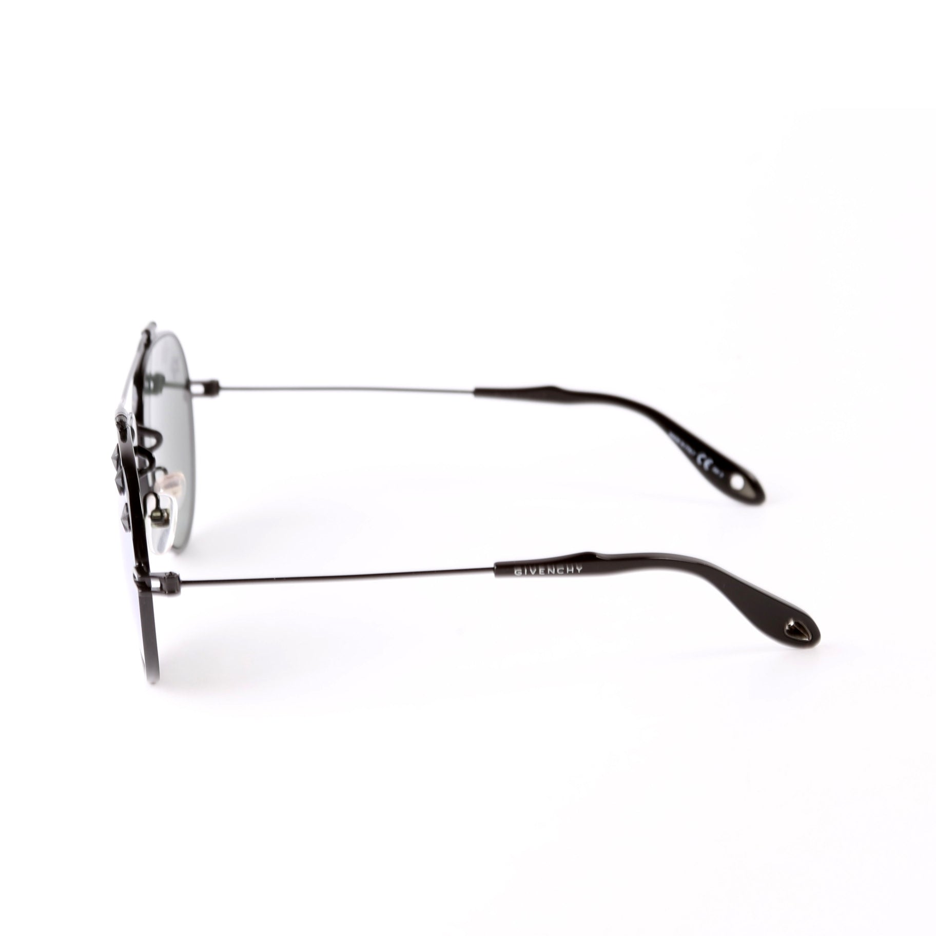 GV 7057 Stars Aviators Sunglasses Black