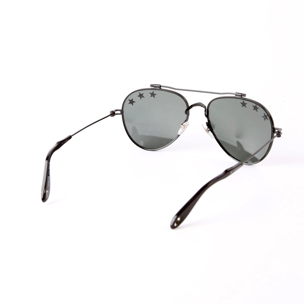 GV 7057 Stars Aviators Sunglasses Black