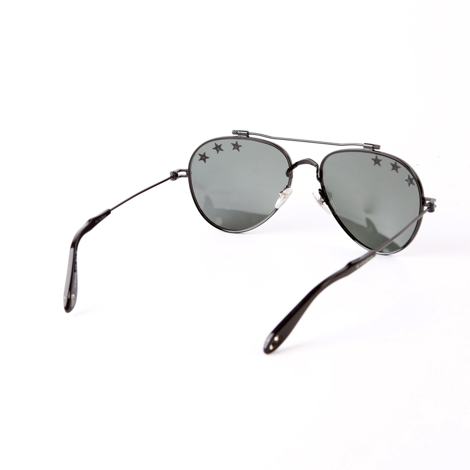 GV 7057 Stars Aviators Sunglasses Black