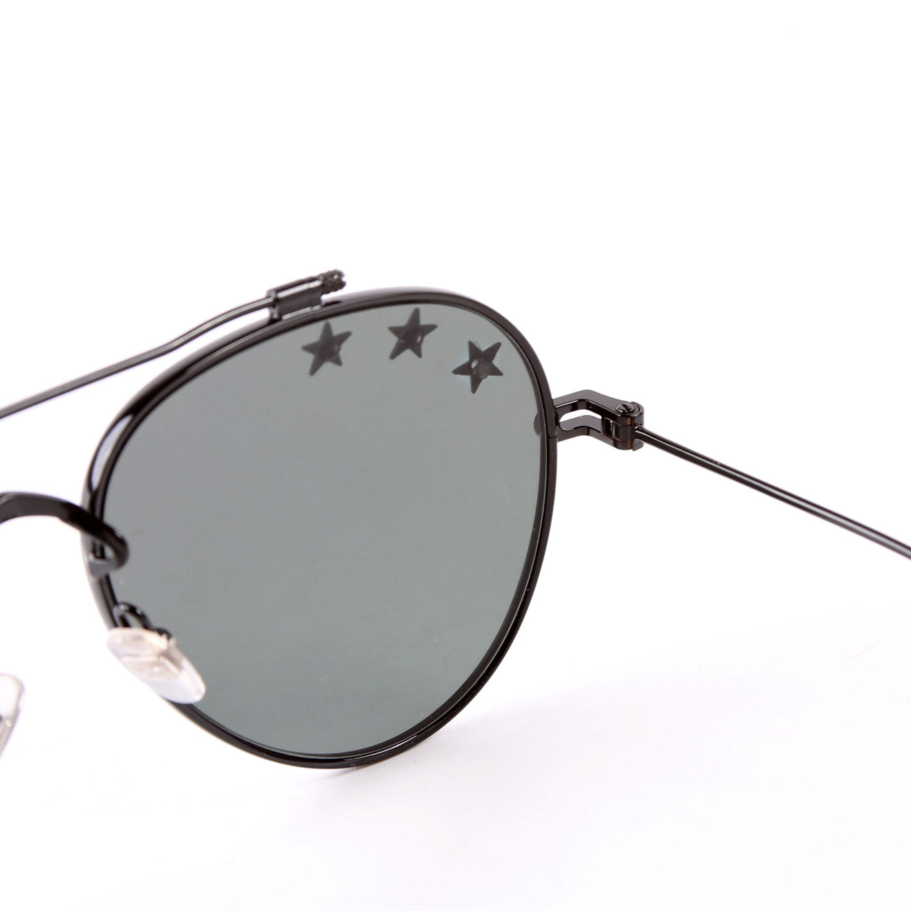 GV 7057 Stars Aviators Sunglasses Black