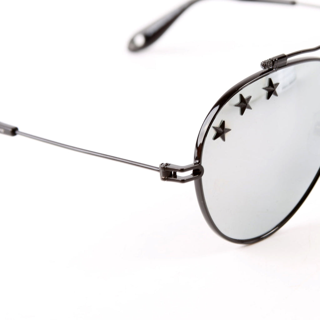 GV 7057 Stars Aviators Sunglasses Black