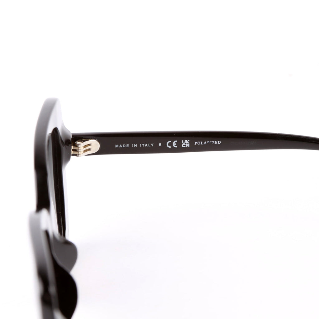 5504-A Acetate Square Sunglasses Black