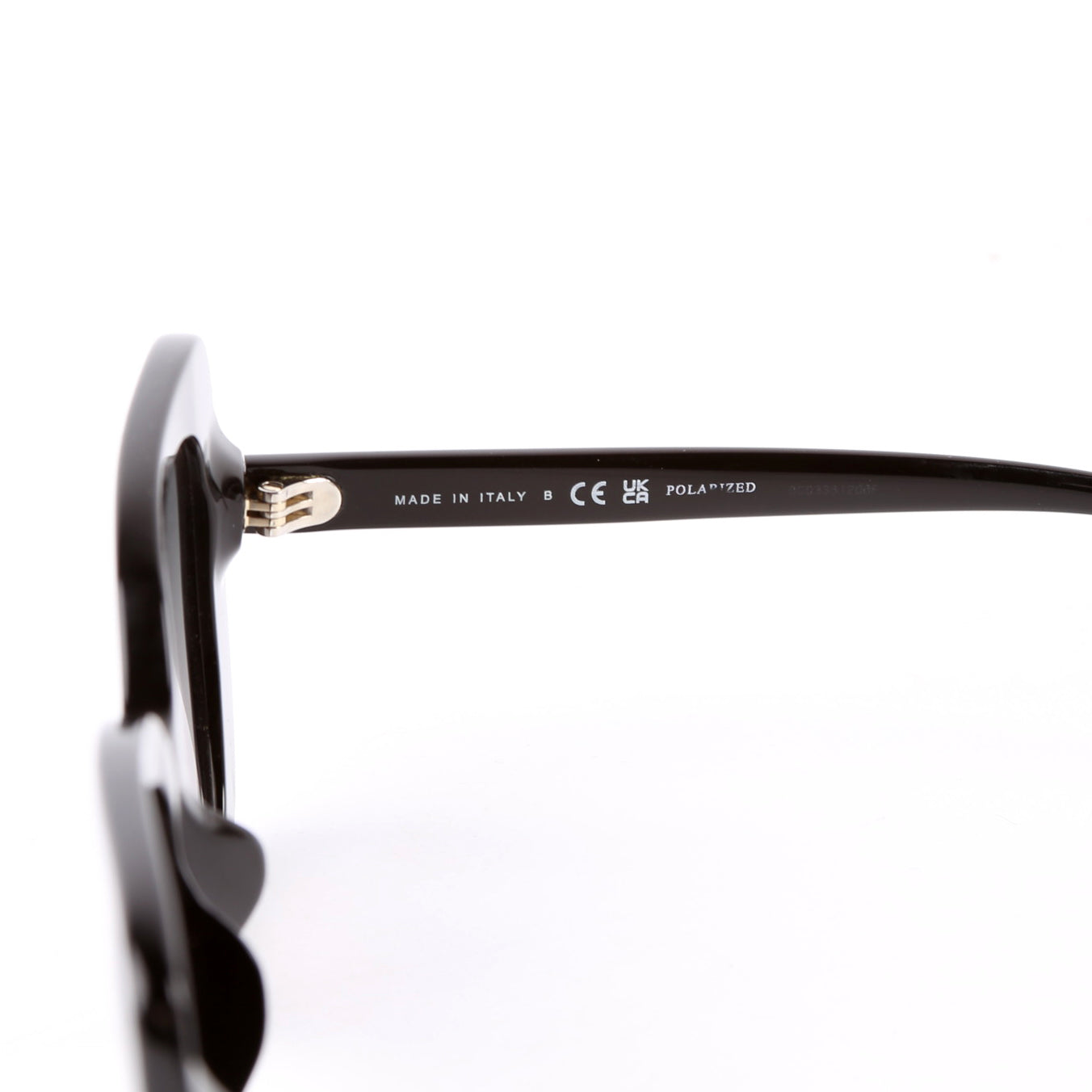 5504-A Acetate Square Sunglasses Black