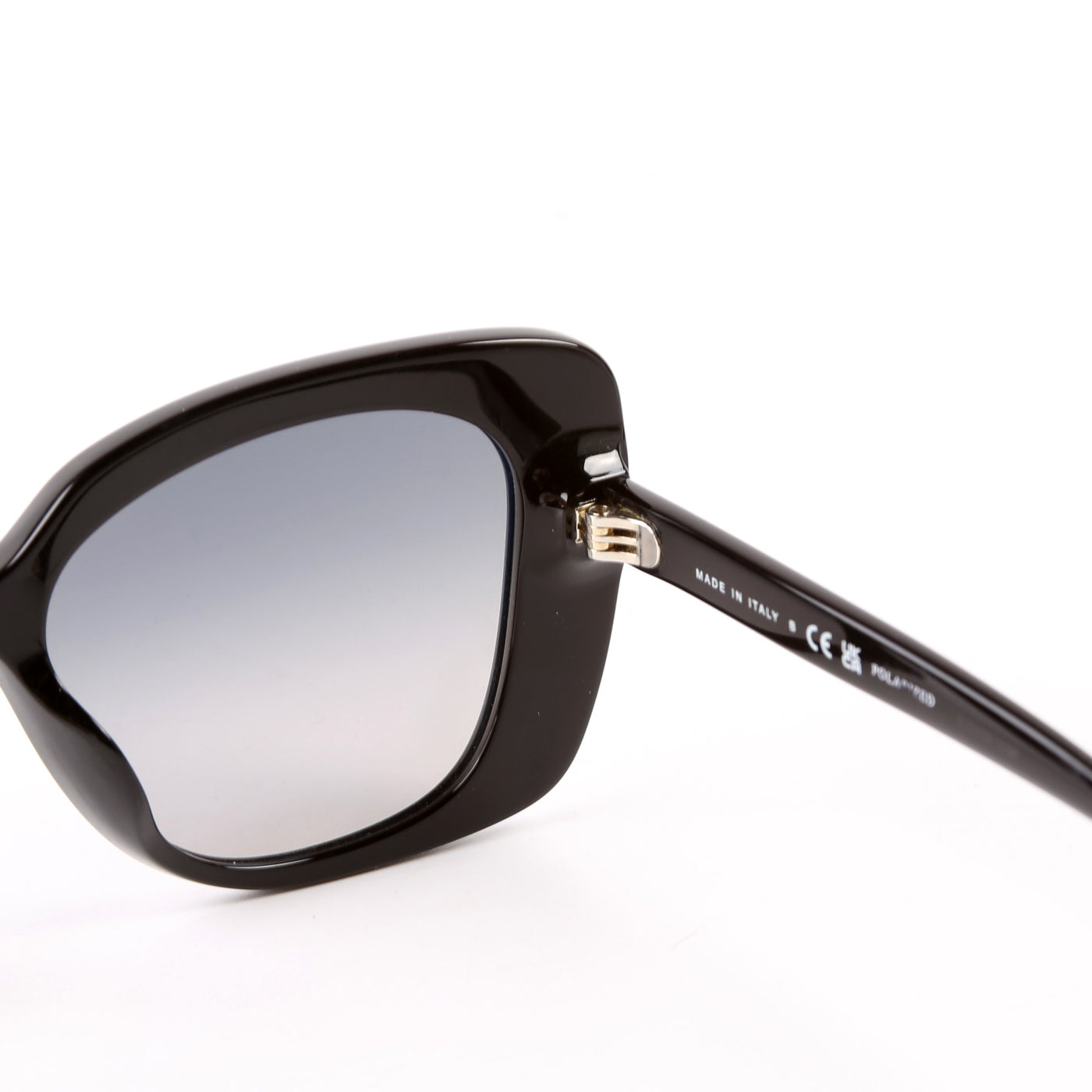 5504-A Acetate Square Sunglasses Black