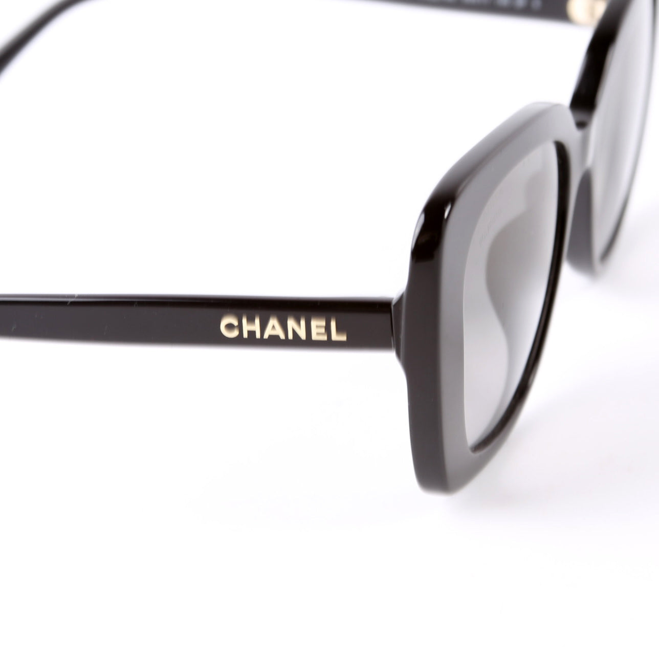 5504-A Acetate Square Sunglasses Black
