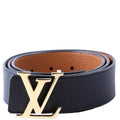 LV Initiales 40MM Taurillon Belt Size 120/48 Black