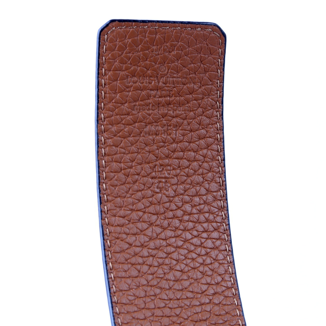 LV Initiales 40MM Taurillon Belt Size 120/48 Black
