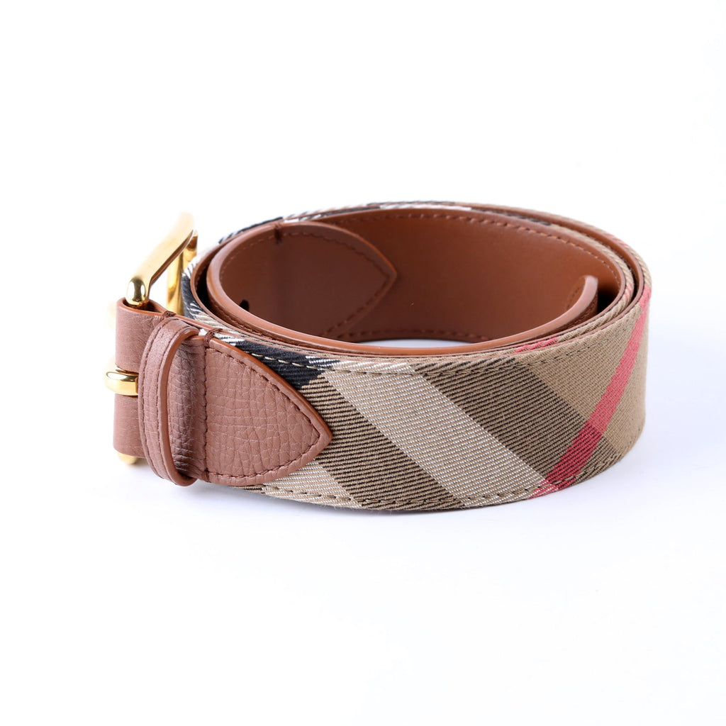Nova Check Belt Size 75/30 Brown
