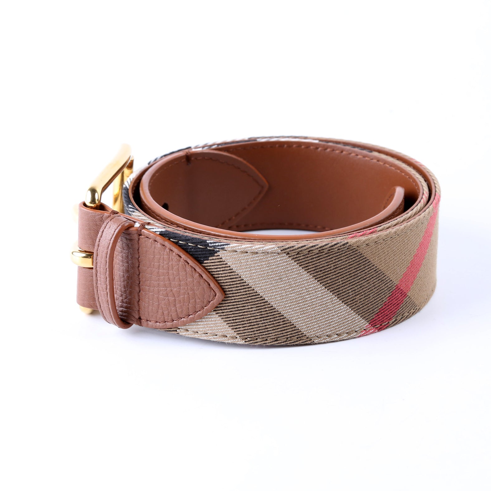 Nova Check Belt Size 75/30 Brown