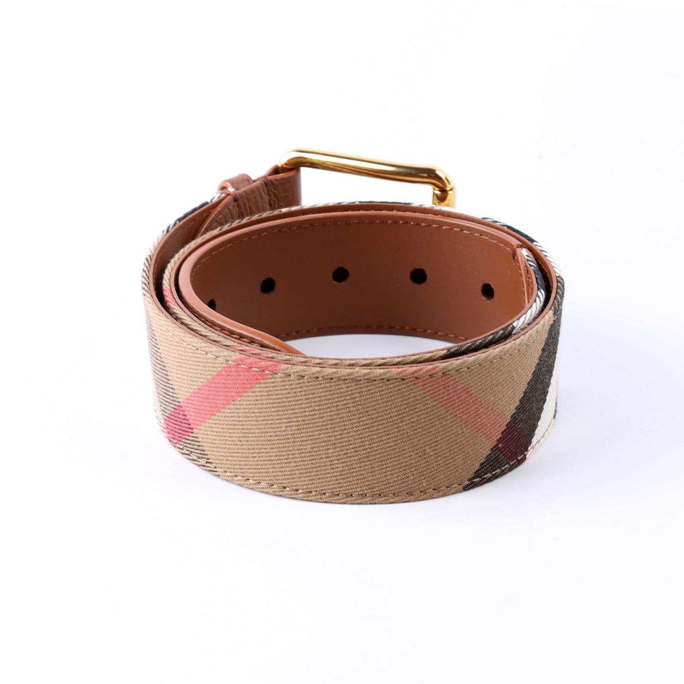 Nova Check Belt Size 75/30 Brown