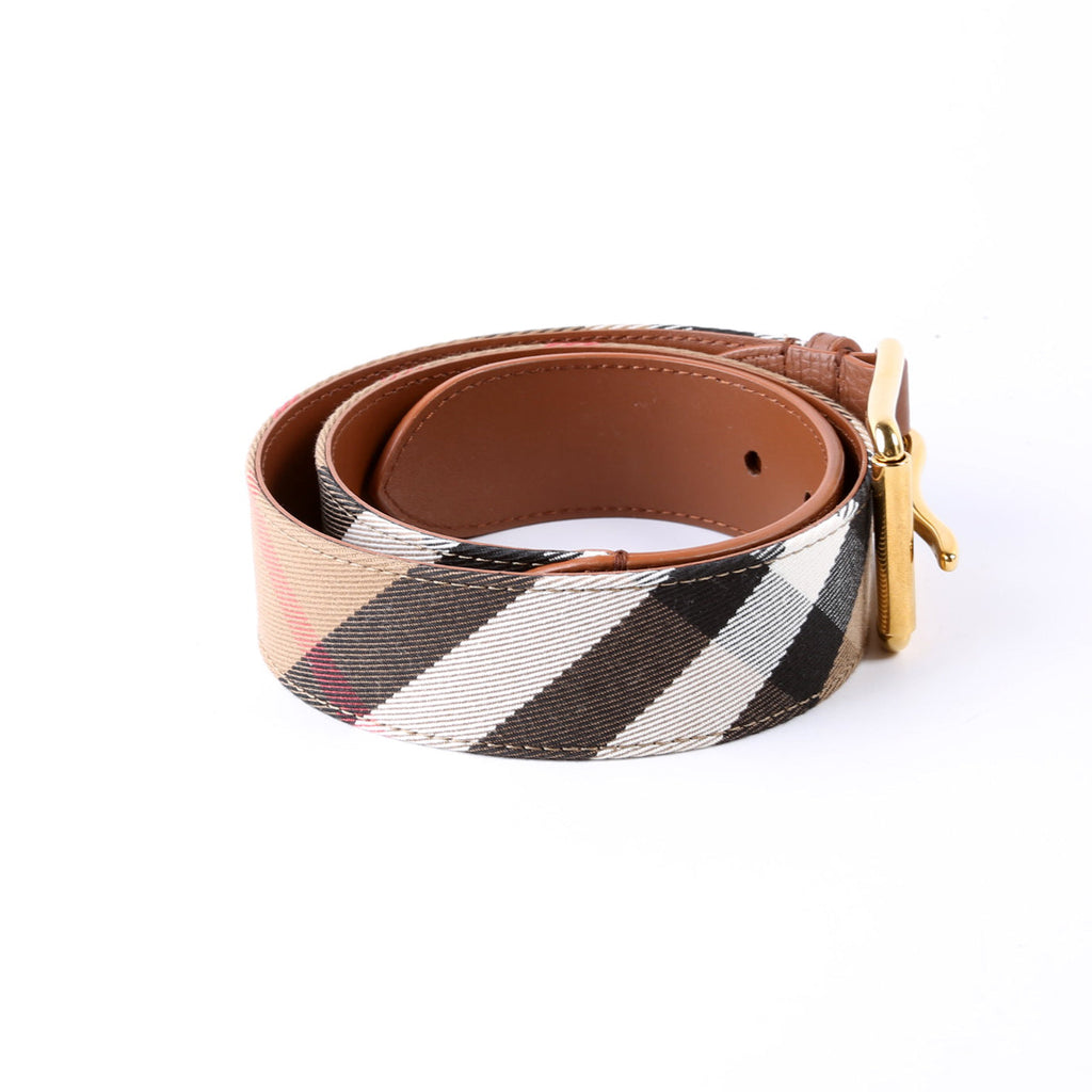 Nova Check Belt Size 75/30 Brown