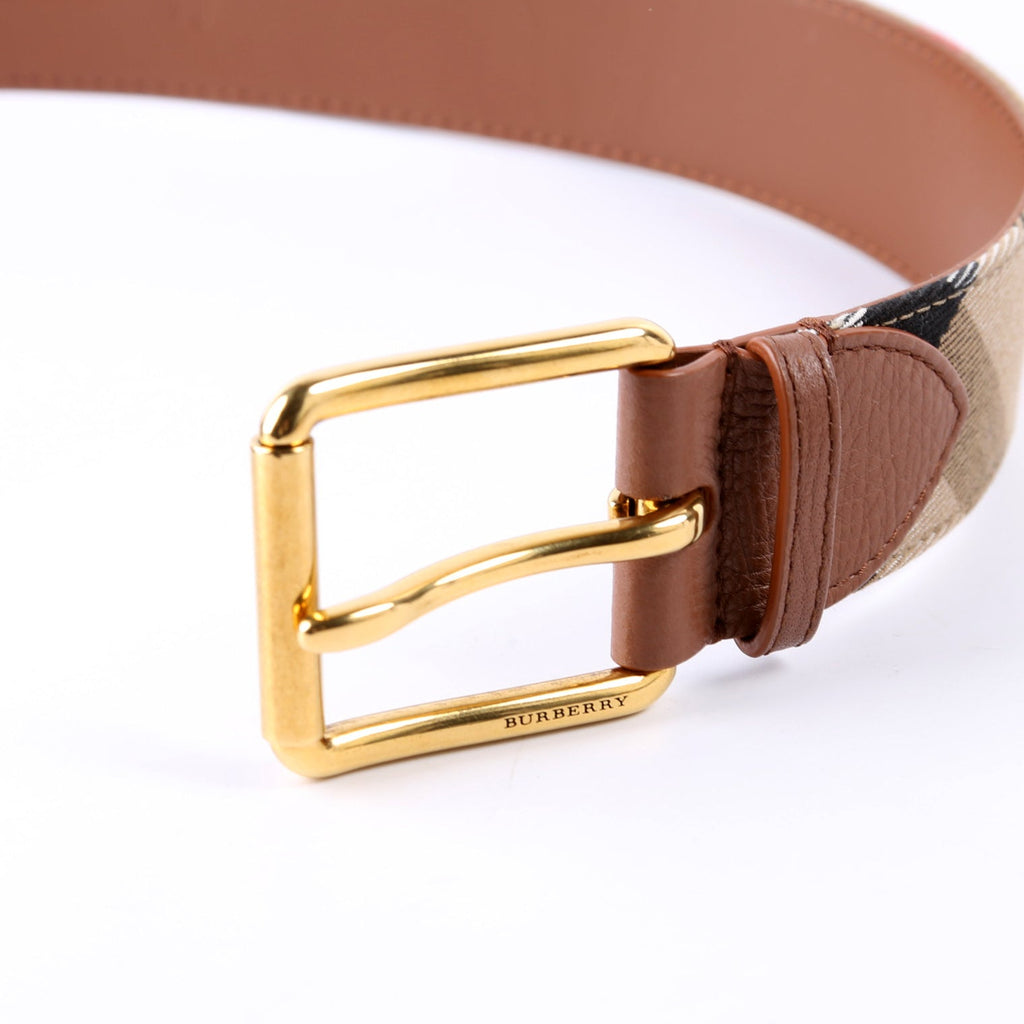 Nova Check Belt Size 75/30 Brown