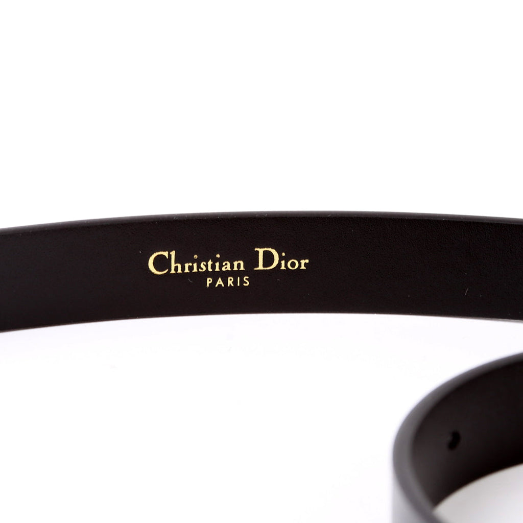 Dior Metamorphose Belt 20MM Size 75 Black