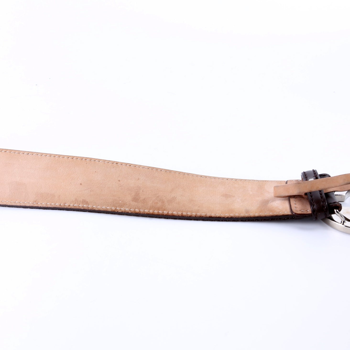 114984 Web Canvas Interlocking G Belt Size 105/42 Brown