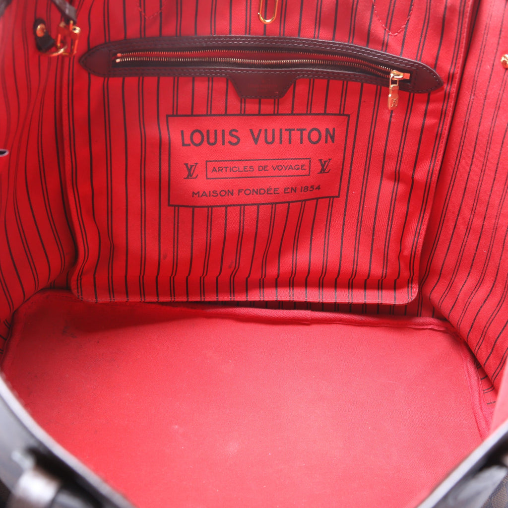 Neverfull With Wallet GM Damier Ebene