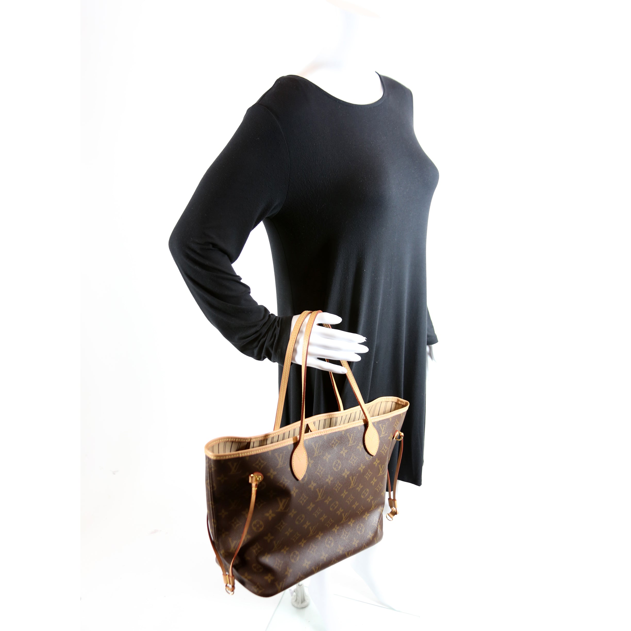 Neverfull with Wallet MM Monogram