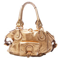 Paddington Shoulder Bag Metallic Gold
