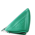 2NE054 Saffiano Triangle Wristlet Pouch