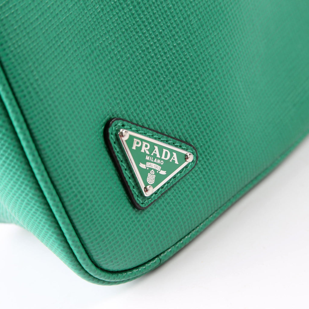2NE054 Saffiano Triangle Wristlet Pouch