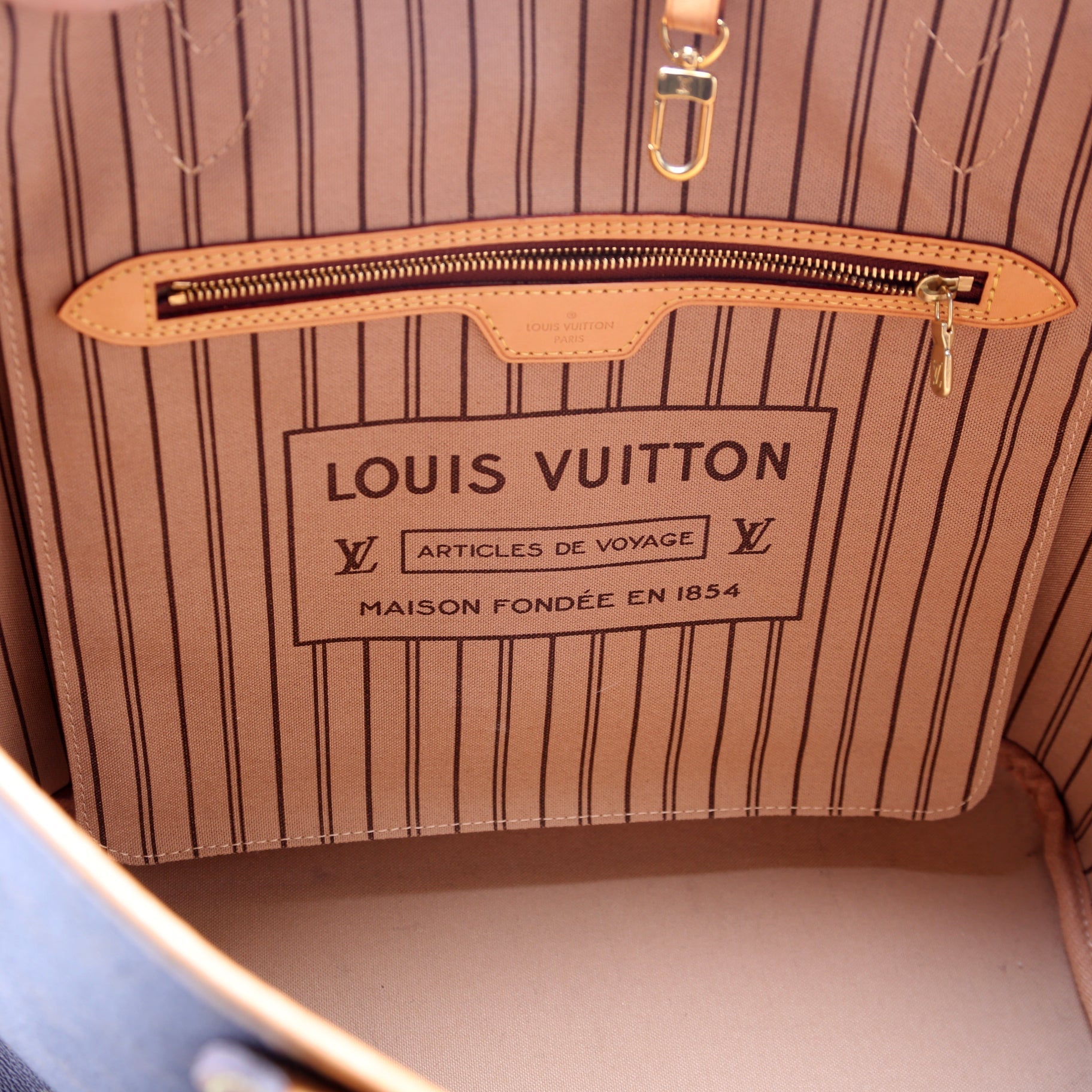 Neverfull with Wallet MM Monogram