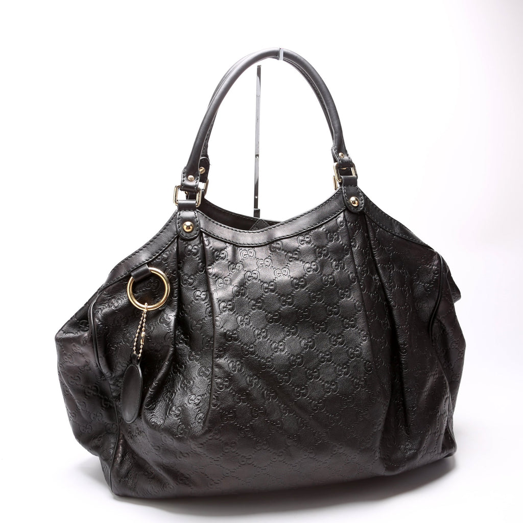 211942 Sukey Leather Large Black