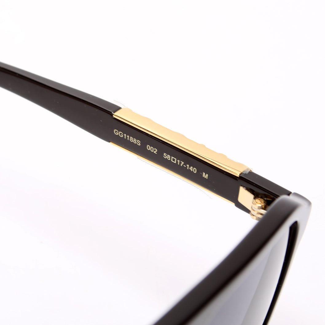 GG1188S Aviator Sunglasses Black