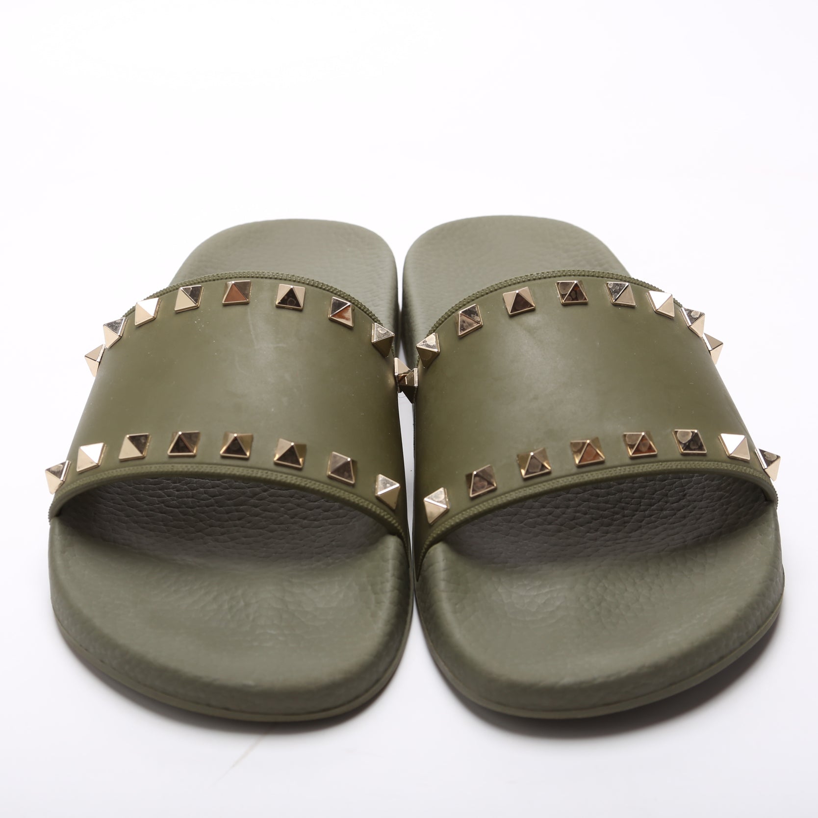 Rockstud Rubber Slides Size 39