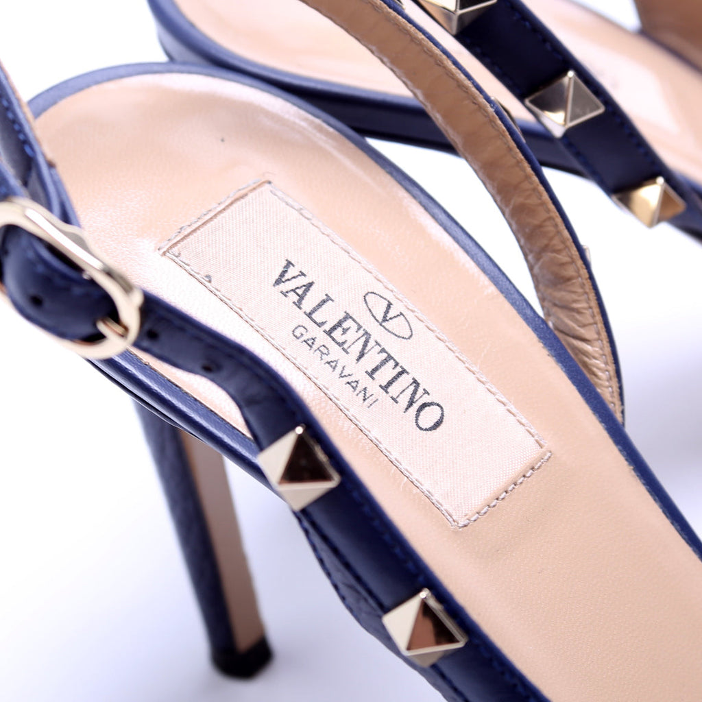Rockstud Slingback 85MM Pumps Size 38.5