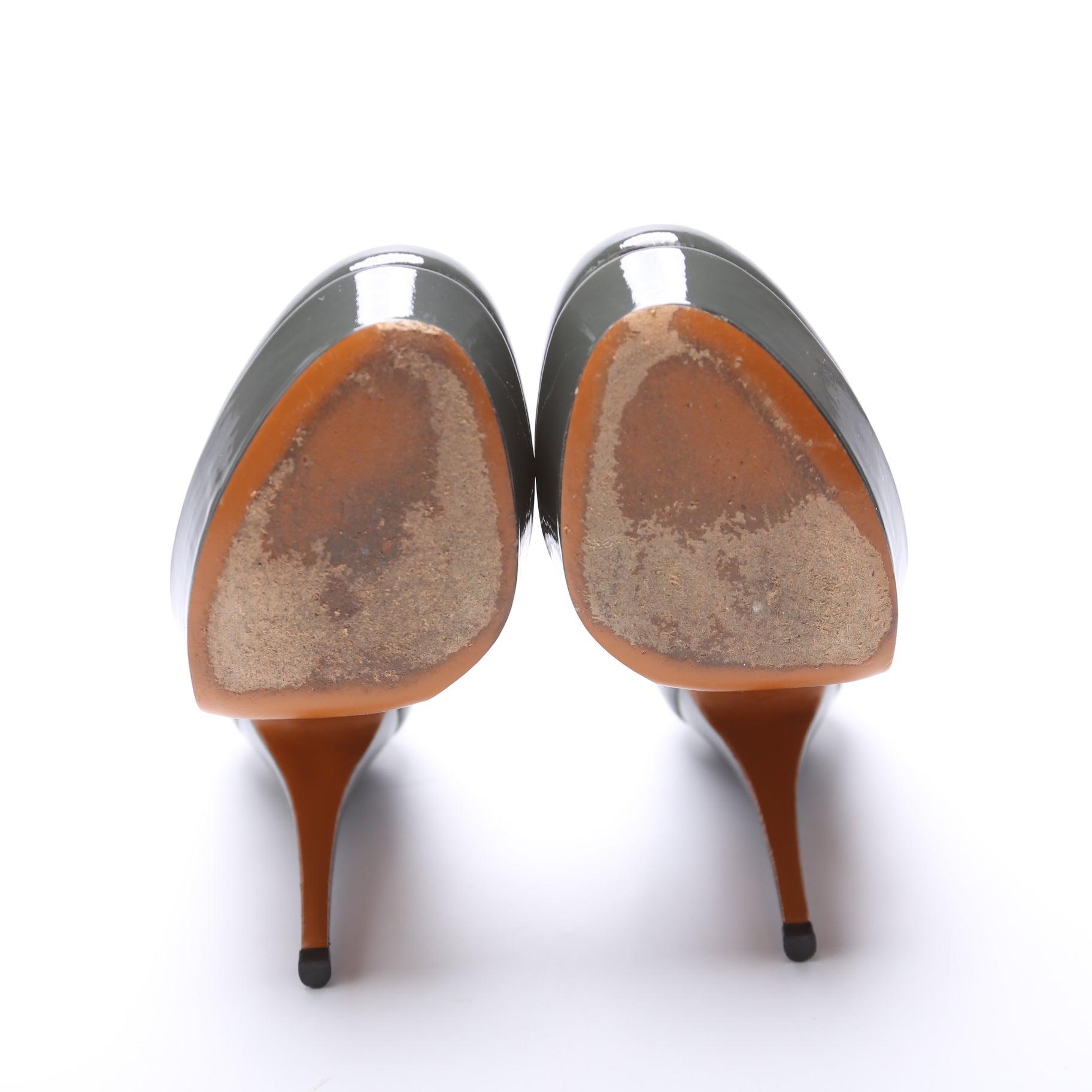 Gucci Patent Mary Jane Platform Pumps Size 36.5