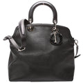 Granville Medium Leather Tote Black