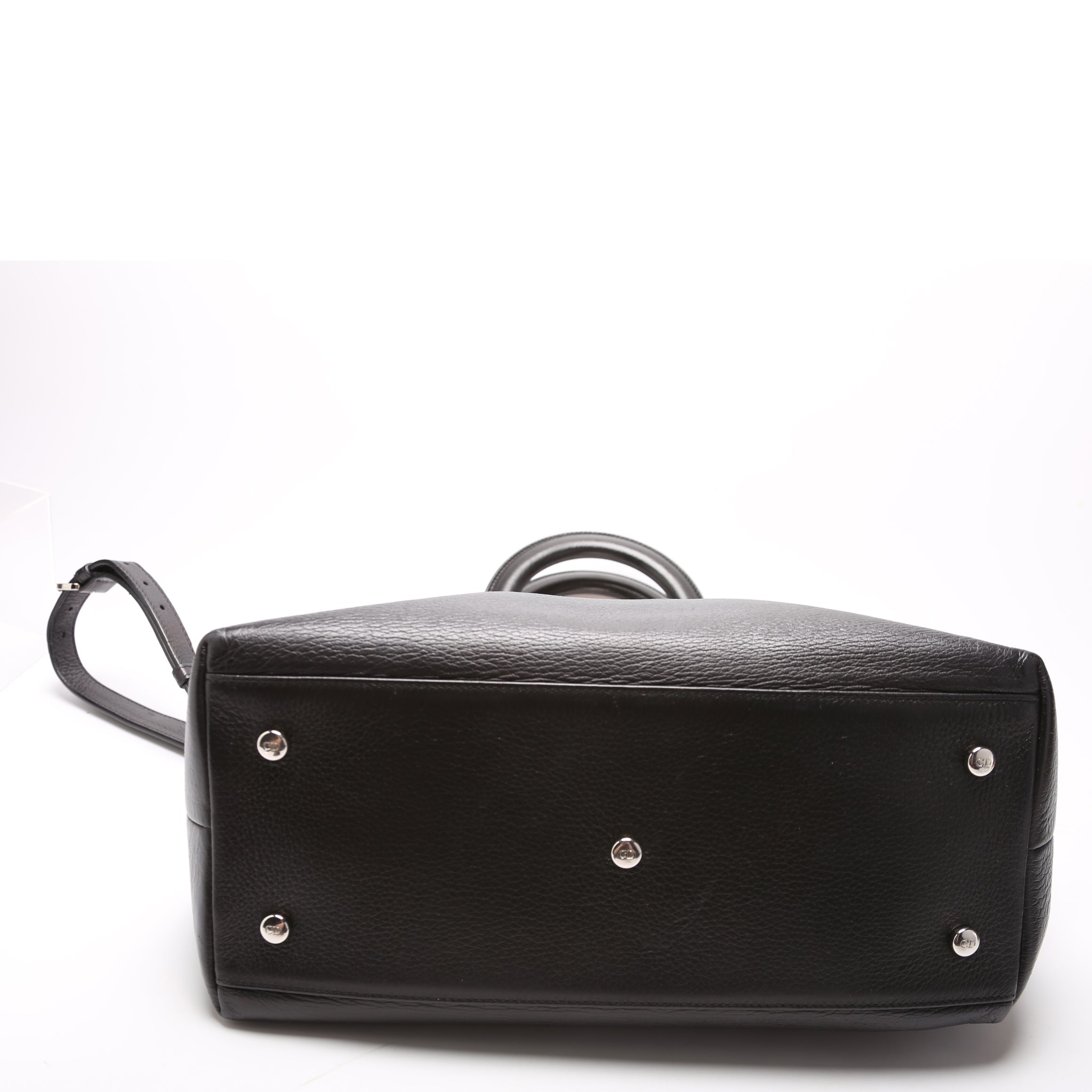 Granville Medium Leather Tote Black