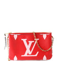 Double Zip Pochette Giant Reverse Monogram