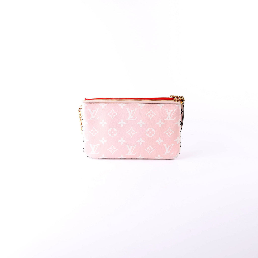 Double Zip Pochette Giant Reverse Monogram