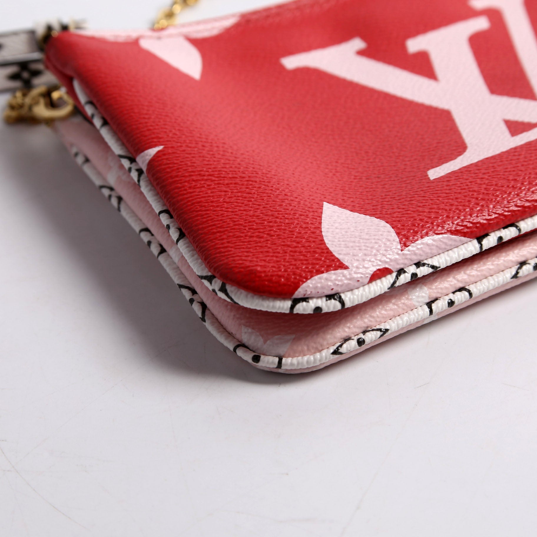 Double Zip Pochette Giant Reverse Monogram