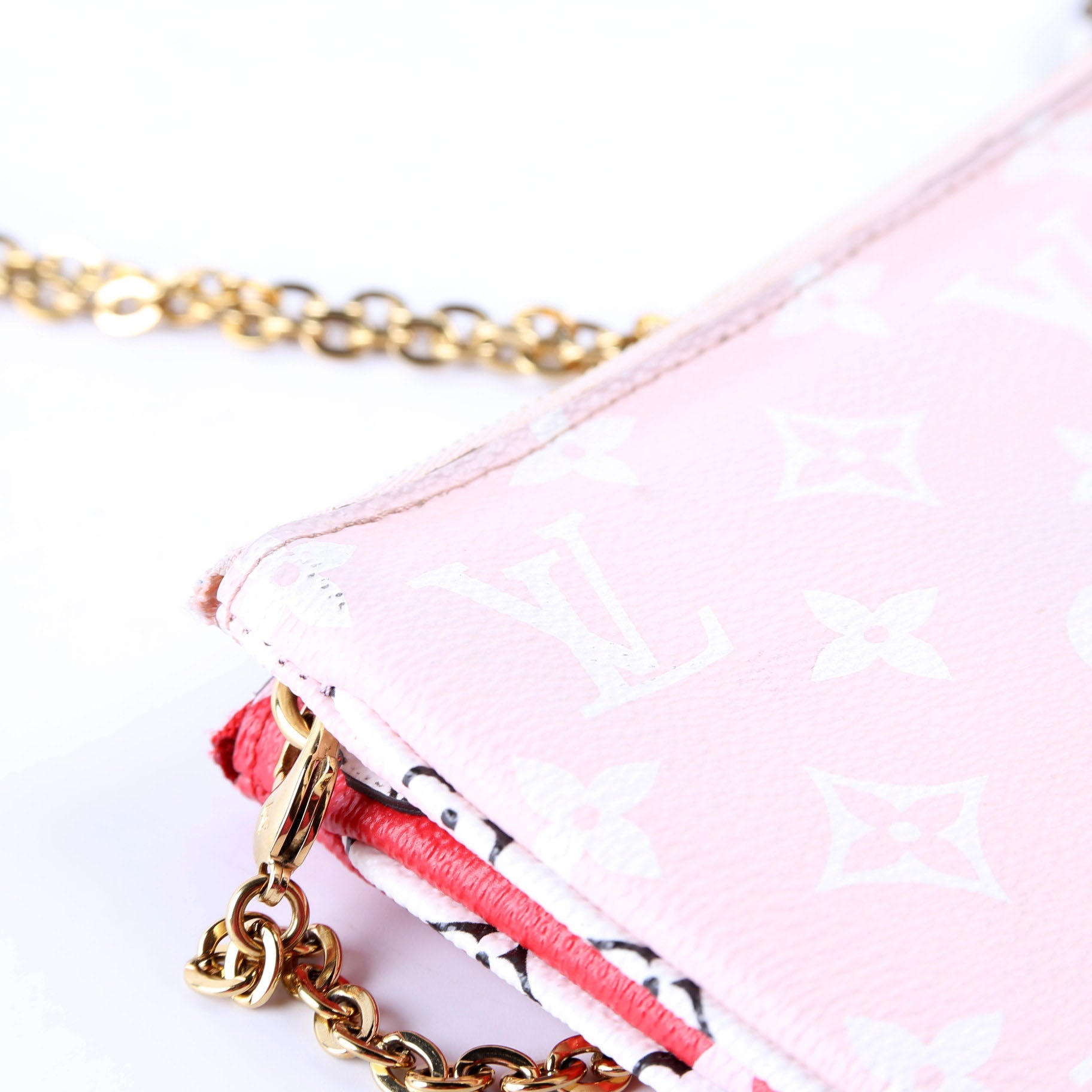 Double Zip Pochette Giant Reverse Monogram