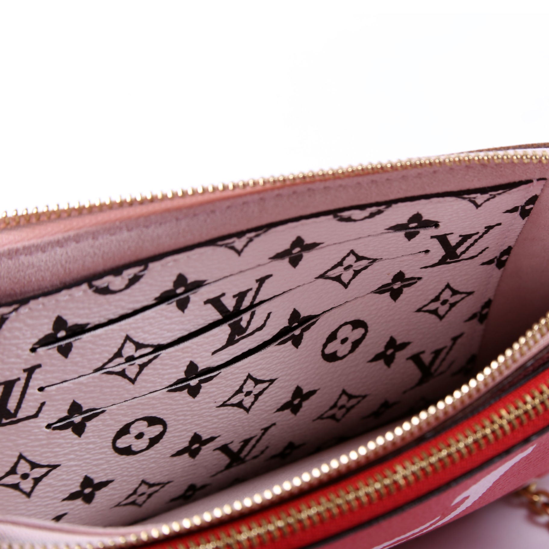Double Zip Pochette Giant Reverse Monogram