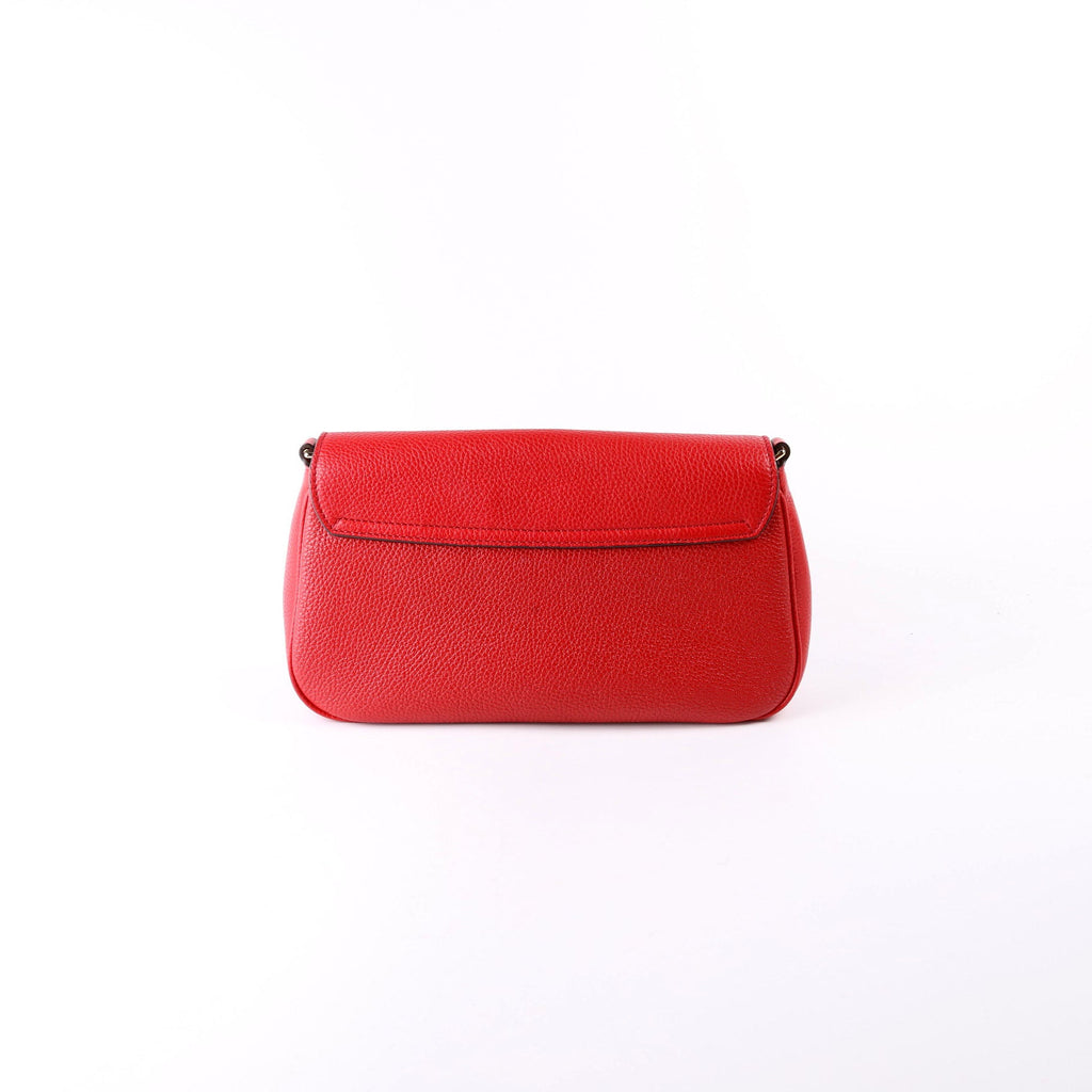 Gucci 536224 Soho Chain Tassel Flap Red