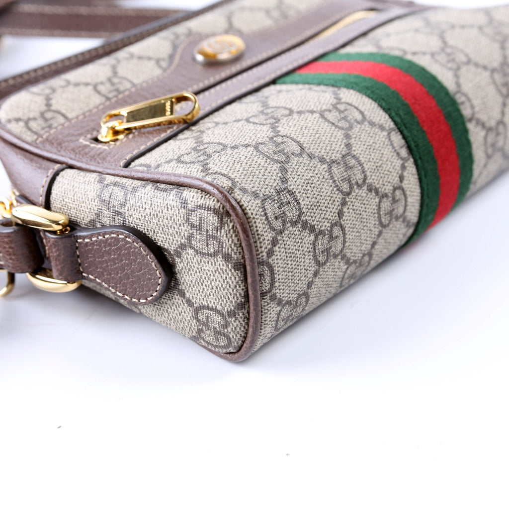 517350 GG Supreme Mini Ophidia Brown